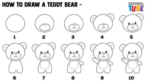 How To Draw a Teddy Bear For Kids | Step-by-Step Guide