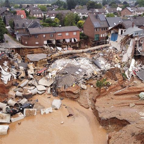 Devastating Scenes After Deadly Floods in Germany, Belgium