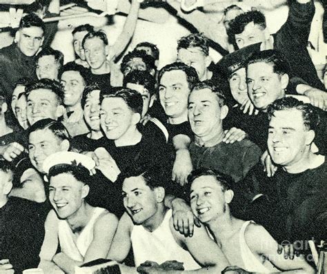 Crew On Board The Hms Ark Royal, 1939 Photograph by European School - Pixels