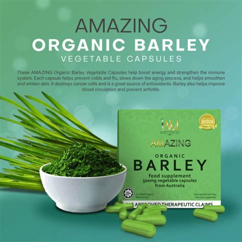 Amazing Pure Organic Barley Capsules – I am ML Worldwide