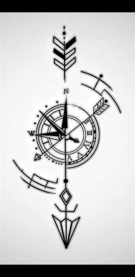 Update 98+ about compass tattoo drawing design super hot - in.daotaonec