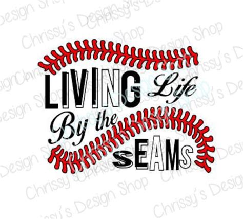 Baseball seams svg / by the seams baseball / love baseball svg