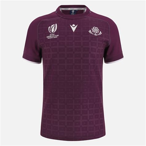 Rugby World Cup 2023 Georgia Rugby adults' training shirt | Macron ...