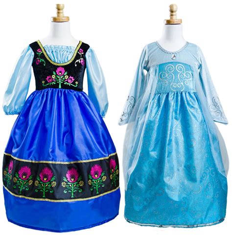 Elsa and Anna Replica Dress Up Set | Girls dress up, Little girl dress ...