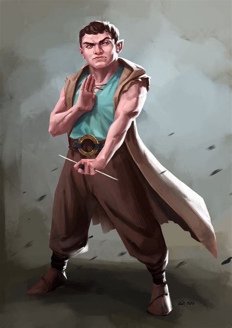 Drogo, The Halfling Monk by Iain Miki : r/ImaginaryHalflings