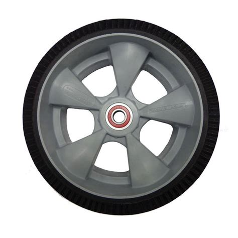 Magliner 10 in. x 3-1/2 in. Hand Truck Wheel Interlocking Microcellular Foam with Sealed Semi ...