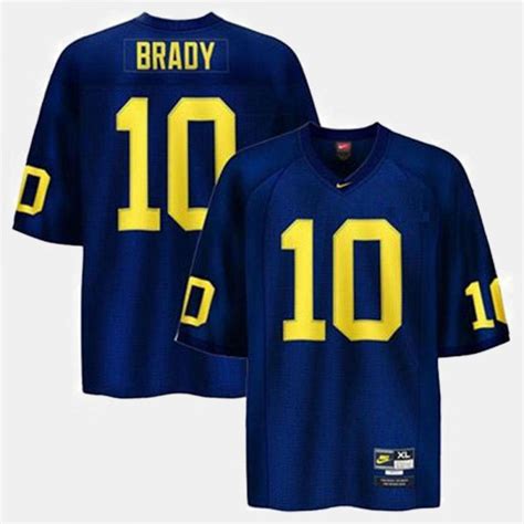 Tom Brady Jersey, College Michigan Wolverines Tom Brady Jersey