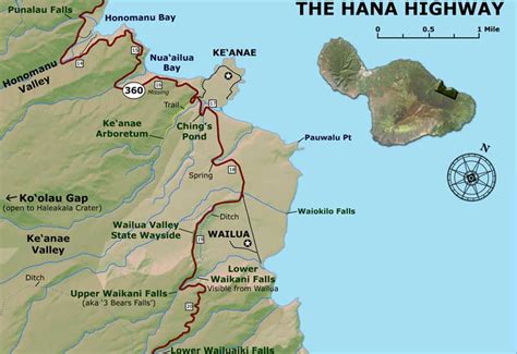 Road to Hana Map