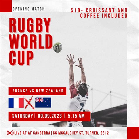 France vs New Zealand Rugby World Cup Match Screening – Sacreblue!