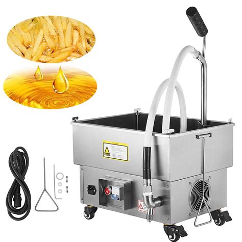 Kitchen & Dining Fryers Oil Capacity 40L/10.56 Gallon VEVOR Mobile ...