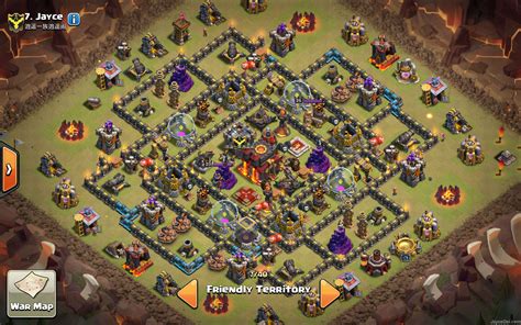 Best Clash of Clans TH10 Unlurable CC War / Trophy Base Layout ...