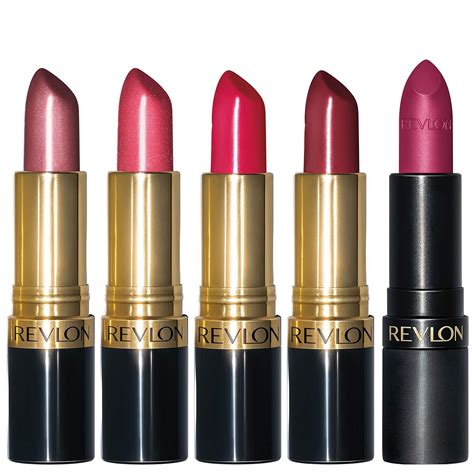 Amazon.com : Revlon Lipstick Set, Super Lustrous 5 Piece Gift Set ...