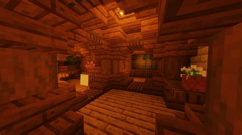 Minecraft Inside Of A Hobbit Hole