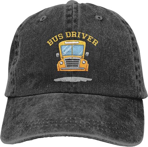 Jopath Bus Driver School Bus Hat Adjustable Baseball Cap Cotton Trucker ...