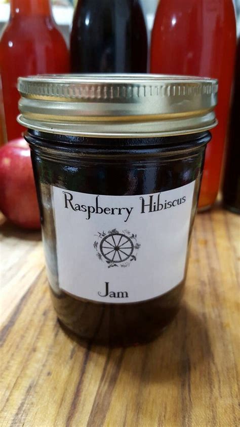 Raspberry Hibiscus Jam by TurningWheelFarm on Etsy