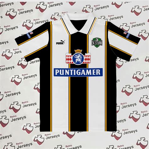 SK Sturm Graz Shirt 1996-1998 Home - Retro Jerseys, SK Sturm Graz Trik