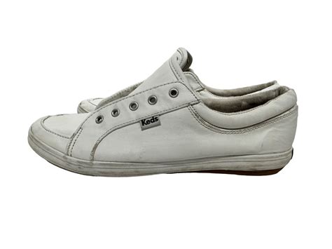 Keds White Leather Tennis Shoes - Gem