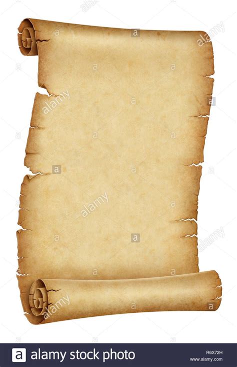 Old scroll paper illustration, digital painting Stock Photo - Alamy ...