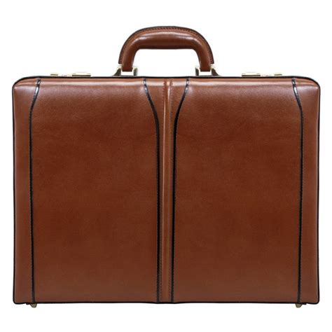 McKlein USA - Lawson Leather Attache Case - Brown - Walmart.com ...