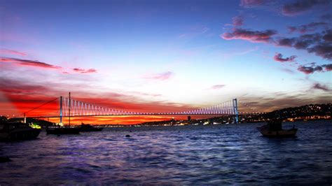 Wallpaper : 1920x1080 px, Bosphorus Bridge, bridge, Istanbul, Turkey ...