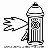 Open Hydrant Coloring Pages For Kids  Free sketch template