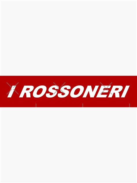 "I Rossoneri" Sticker by nrwahid | Redbubble