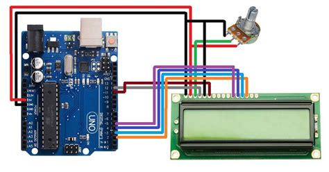 Lcd 16×2 Display Interfacing With Arduino Uno Circuit Diagram – NBKomputer