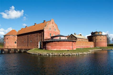 Landskrona Castle stock image. Image of tree, located - 53581169