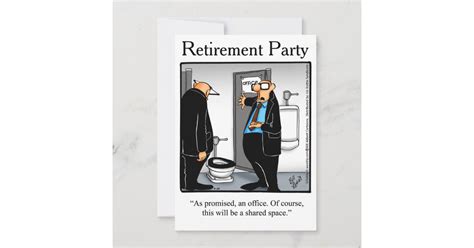 Funny Retirement Party Humor Invitations | Zazzle