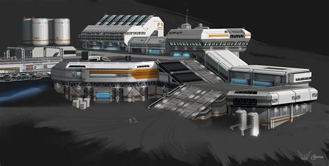 Full Gallery — Ben Andrews | CONCEPT ART | Sci fi building, No man's sky base, Futuristic ...