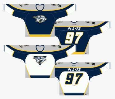 Nashville Predators Winter Classic Jersey, HD Png Download - kindpng