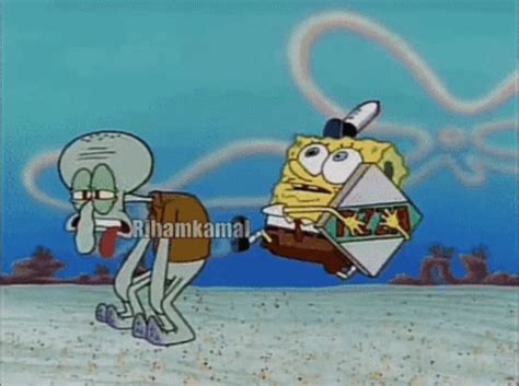 Spongebob Squidward GIF - Spongebob Squidward Cursed - Discover & Share GIFs