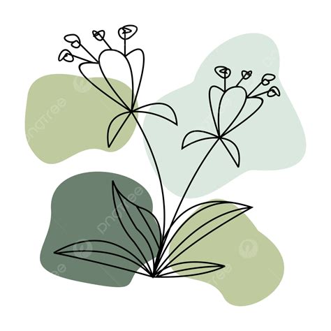 Gambar Line Art Floral Green Color Shapes Tipe 1 Pola - vrogue.co
