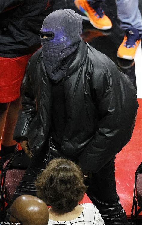 Kanye West sports a ski mask while attending the BIG3 basketball tournament in Las Vegas | Daily ...