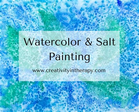 Watercolor Painting Techniques Salt