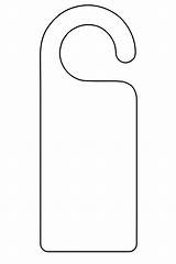 Door Hanger Template Outline Free Stock Photo  Public Domain Pictures sketch template