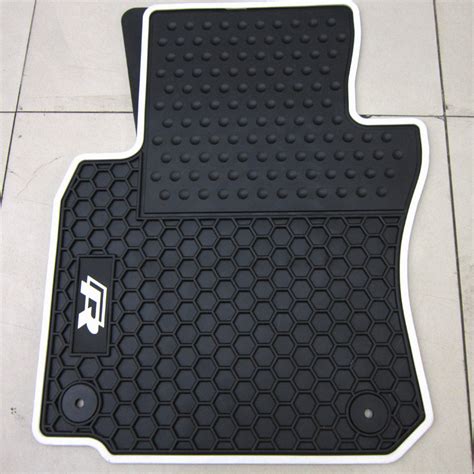 rubber waterproof latex car floor mats for Volkswagen Golf 6GTI R20 Sagitar Octavia Scirocco ...