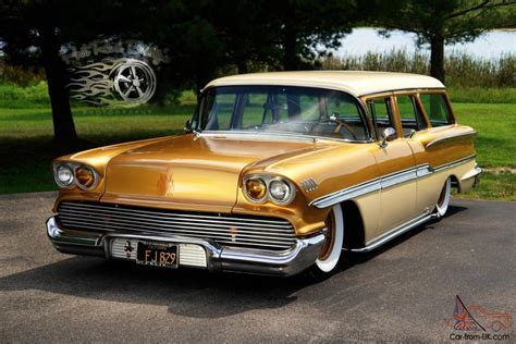 1958 BROOKWOOD BAGGED CUSTOM STATION WAGON CHEVY RAT ROD STREET HOT ROD ...