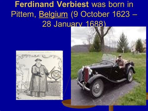 Ferdinand Verbiest Car