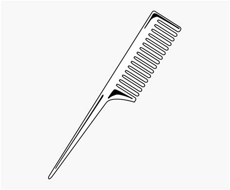 Comb Png - Draw A Hair Comb, Transparent Png - kindpng