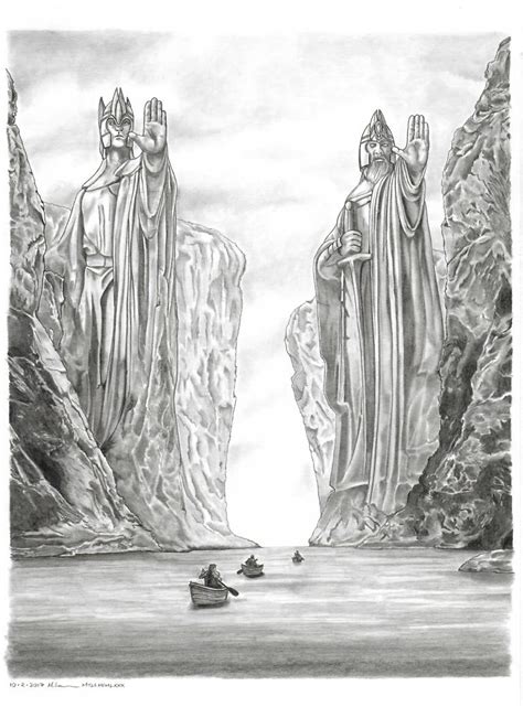 Argonath by MitMatt01 on DeviantArt