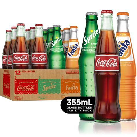 Mexican Coke Fiesta Pack, 12 fl oz Glass Bottles, 12 Pack- Buy Online ...