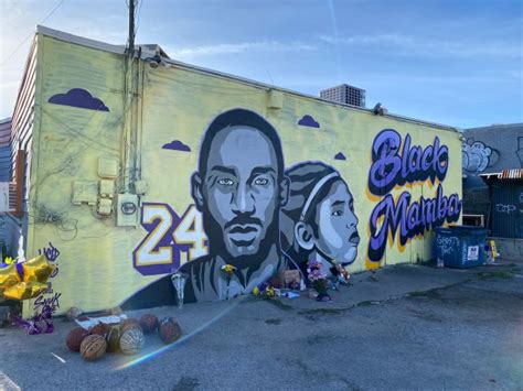 Kobe and Gigi Bryant mural in Austin vandalized again with word ‘rapist ...