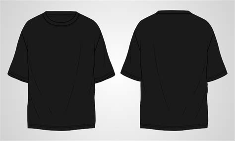 Tshirt Raglan Design Template Front And Back Vector Stock Illustration ...