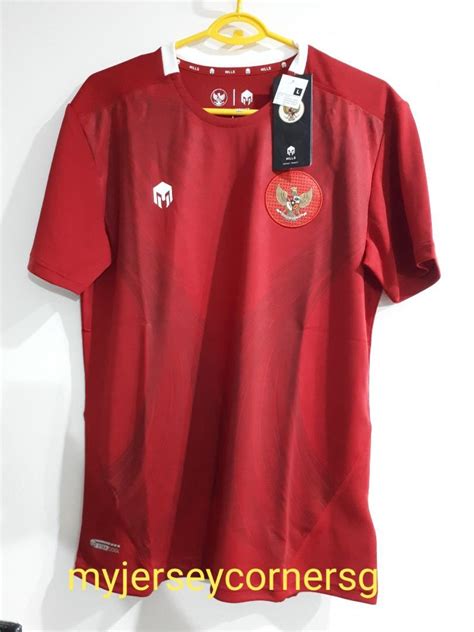 Indonesia Football home Jersey 2021, Mills sports, Men's Fashion, Tops & Sets, Tshirts & Polo ...