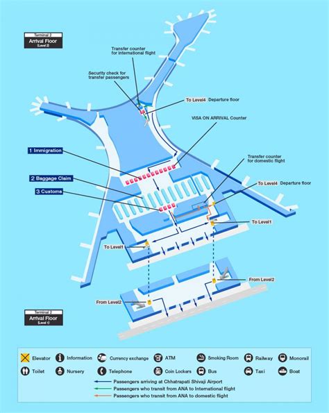 Mumbai international airport map - Map of Mumbai international airport ...