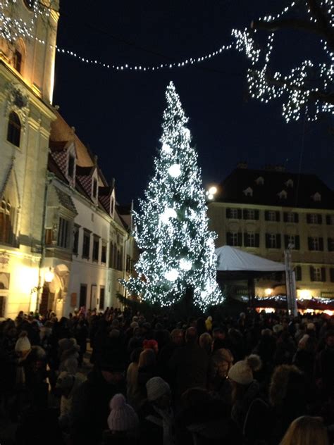 Beautiful Christmas market in Bratislava in Slovakia