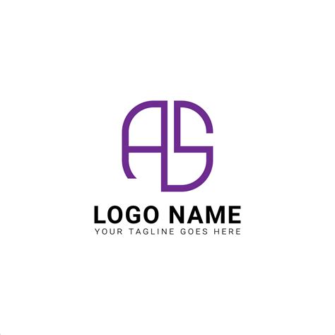 Free A S monogram logo design 27542960 Vector Art at Vecteezy