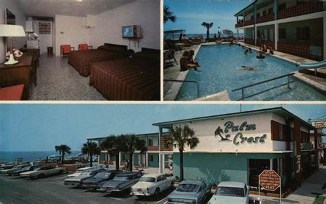 Palm Crest Apartment Motel Myrtle Beach, SC Postcard