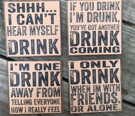 Drink Coasters II Funny - Etsy